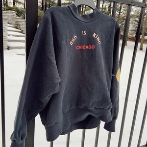 Kanye West Jesus Is King Chicago Gold II Crewneck